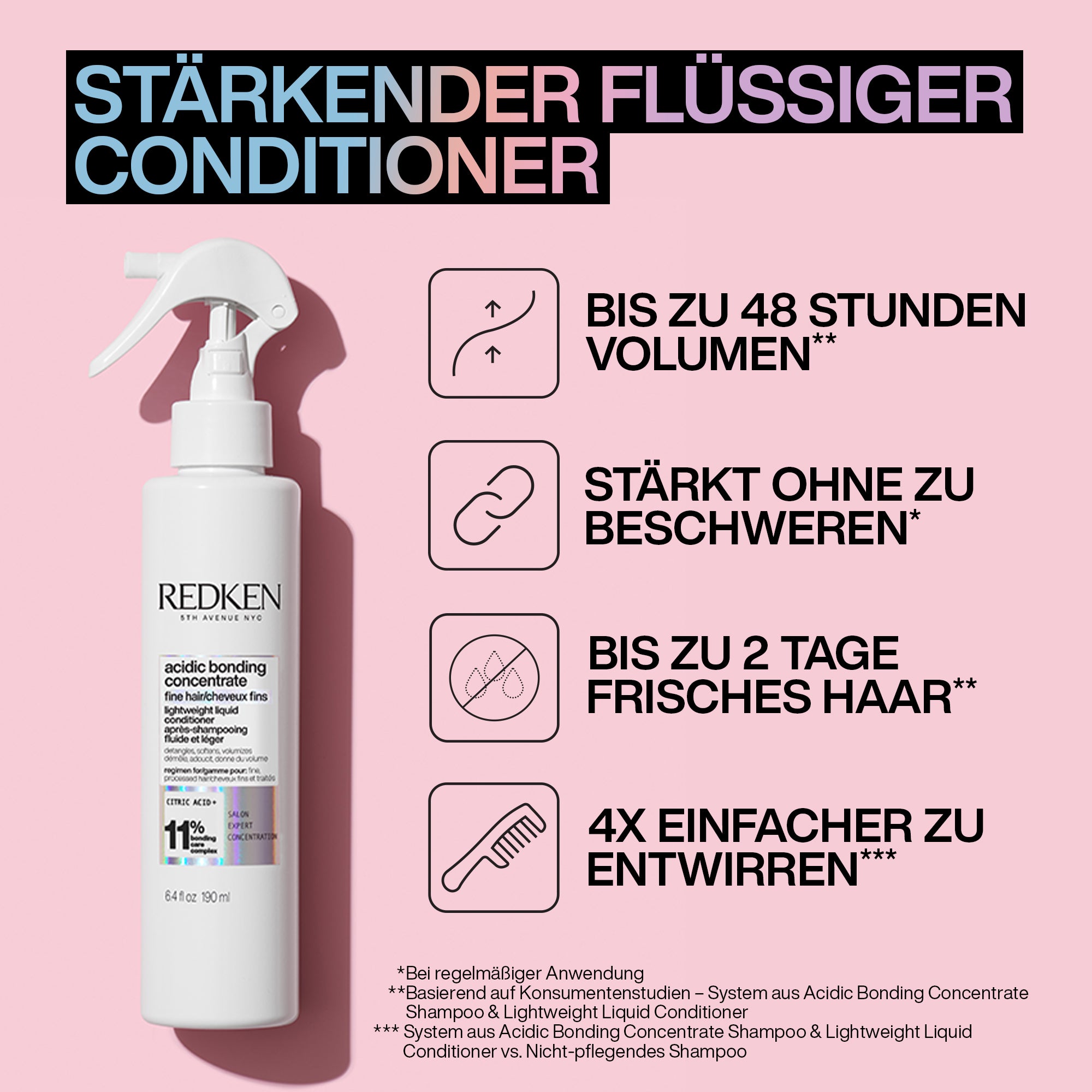 REDKEN ACIDIC BONDING CONCENTRATE LIGHTWEIGHT LIQUID CONDITIONER 190 ML