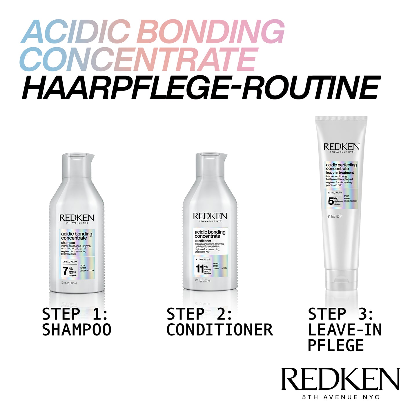 REDKEN ACIDIC BONDING CONCENTRATE SHAMPOO 300ML