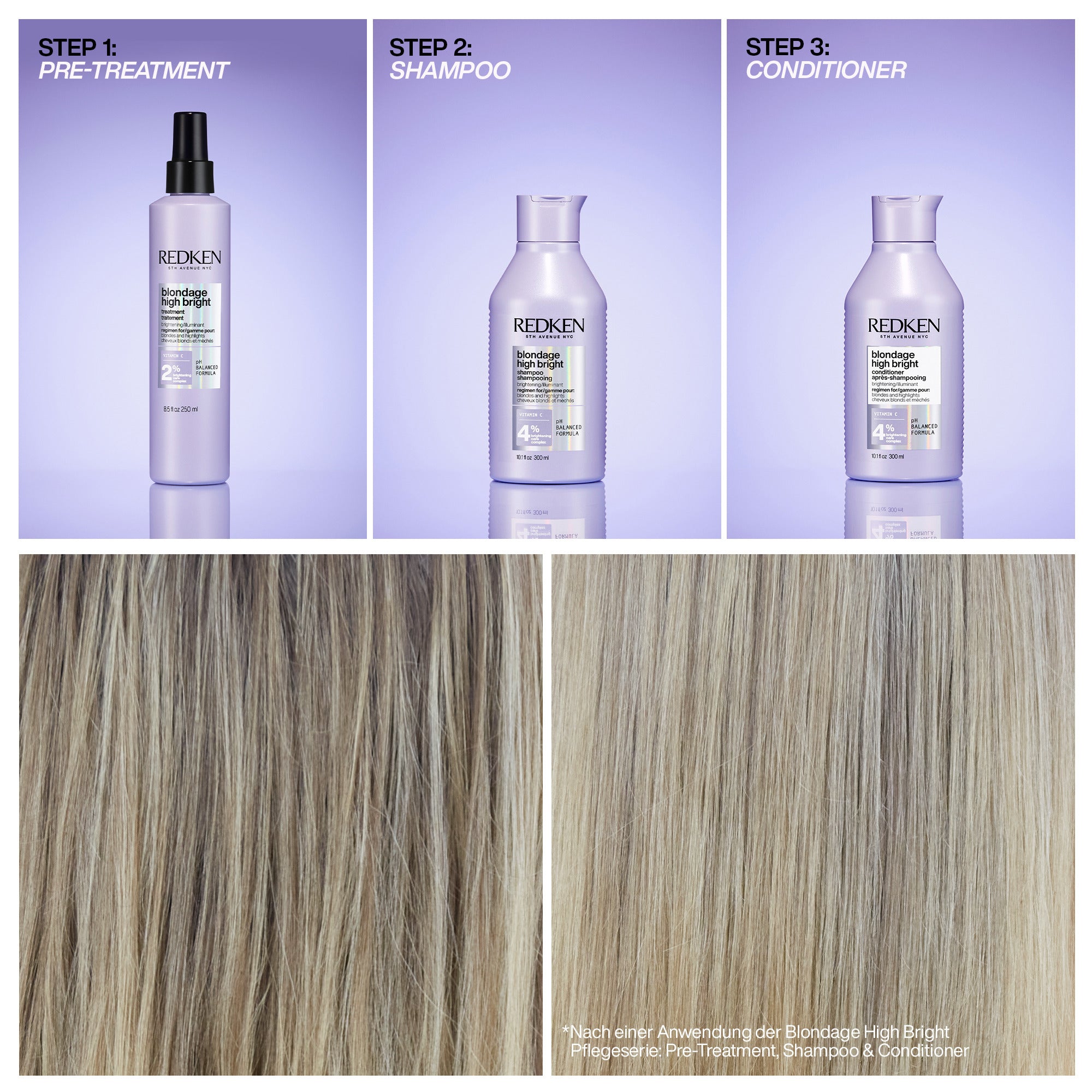 REDKEN COLOR EXTEND BLONDAGE HIGH BRIGHT VITAMIN C SHAMPOO 300 ML