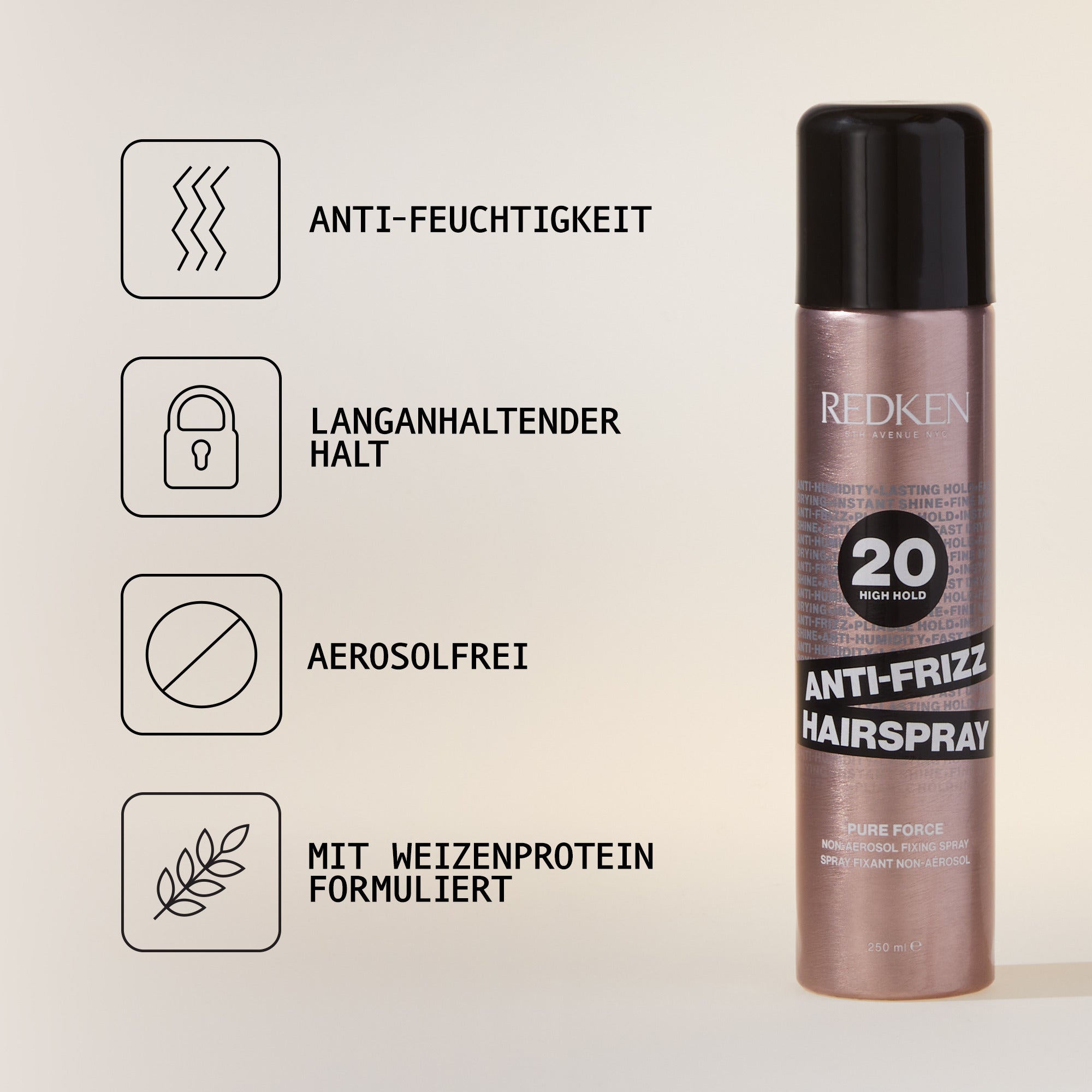 REDKEN ANTI-FRIZZ HAARSPRAY 250 ML