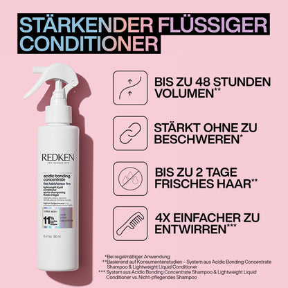 REDKEN ACIDIC BONDING CONCENTRATE LIGHTWEIGHT LIQUID CONDITIONER 190 ML