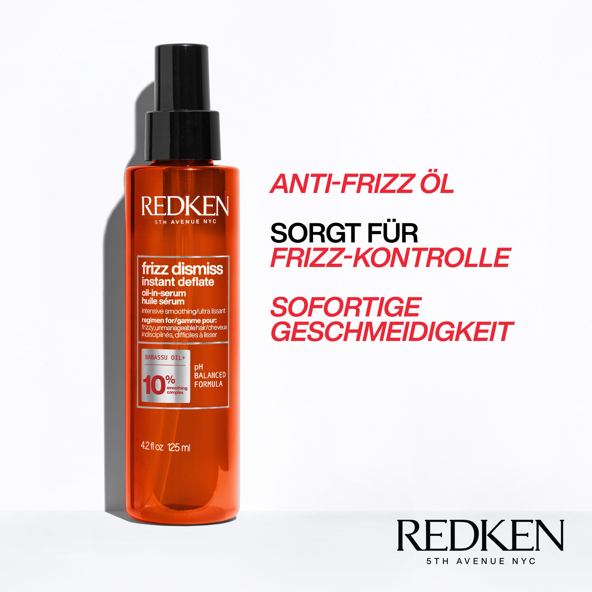 REDKEN FRIZZ DISMISS INSTANT DEFLATE OIL-IN-SERUM 125 ML